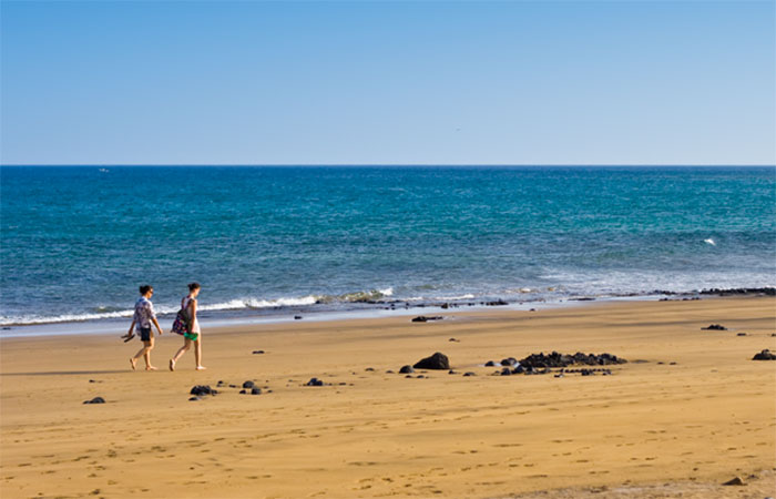 Playa de La Guacimeta en Playa Honda, Lanzarote