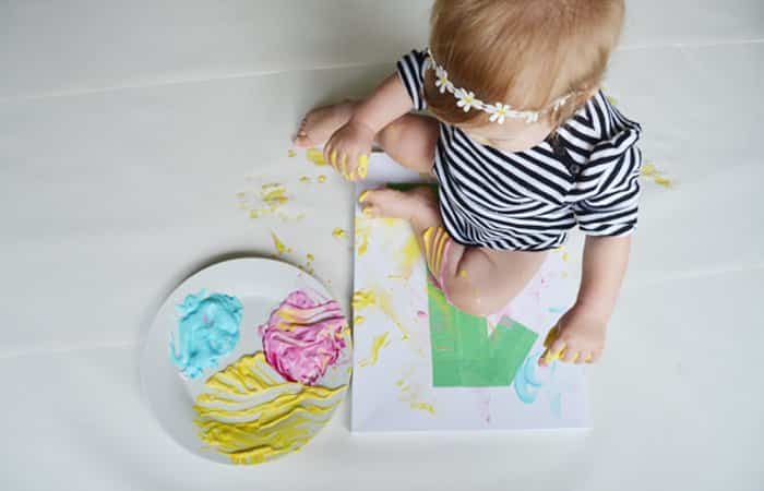 manualidades para bebés de Pinterest