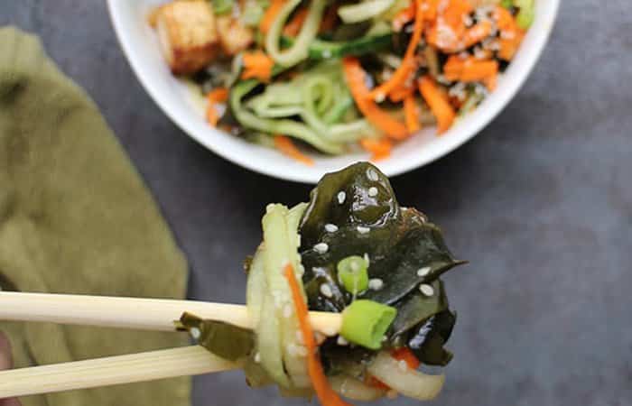 recetas con algas y tofu