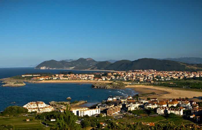 El pueblo de Noja en Cantabria