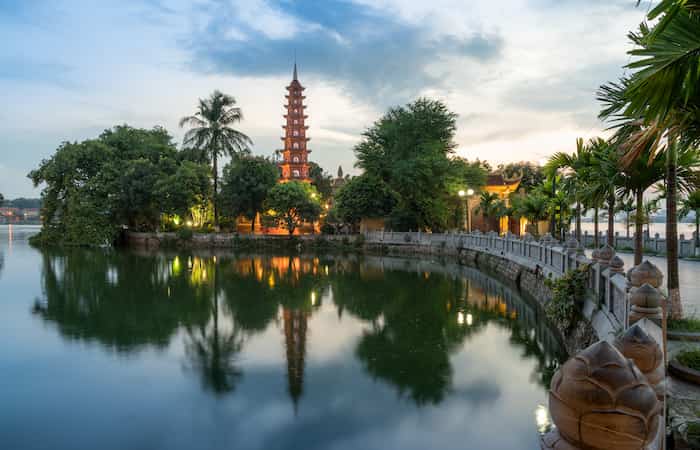 Pagoda Tran Quoc, Hanoi