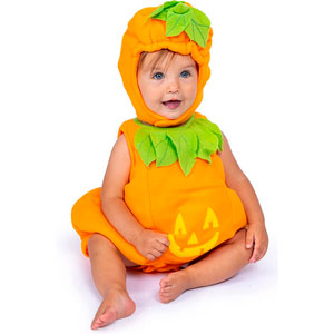 Disfraces halloween para bebés calabaza
