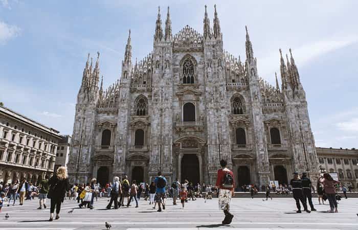 Ciudades de Europa perfectas para un fin de semana: Milán. La catedral, desde la plaza