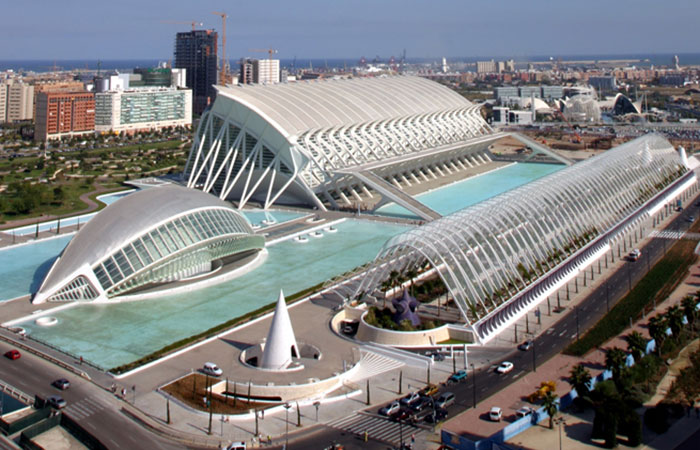 Ciudad de las Artes y las Ciencias, en Valencia