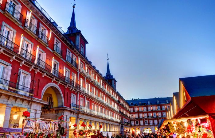 Mercado de Navidad de la Plaza Mayor de Madrid