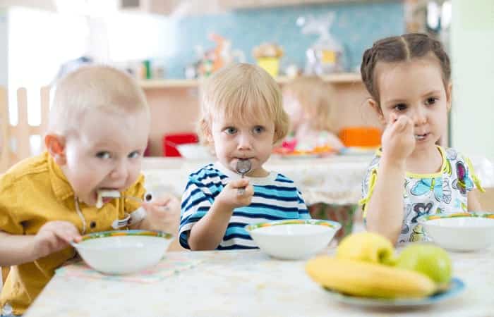 niños comida saludable
