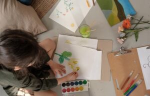 ideas faciles para dibujar flores