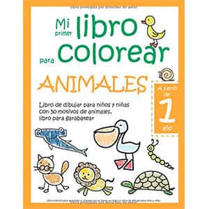 Mi primer libro para colorear animales