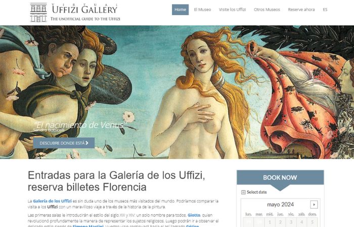 Museos para visitar virtualmente: Galería de los Uffizi, Florencia