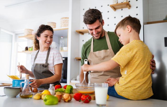 arte culinario en familia