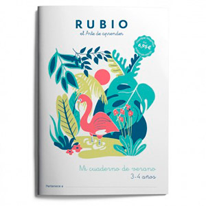 mi cuaderno de verano Rubio 3-4 años