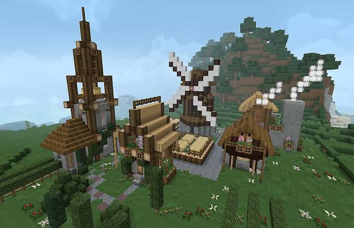 Edificios disponibles en Minecraft