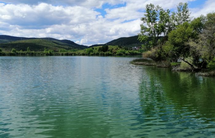 Lago de Carucedo, en León