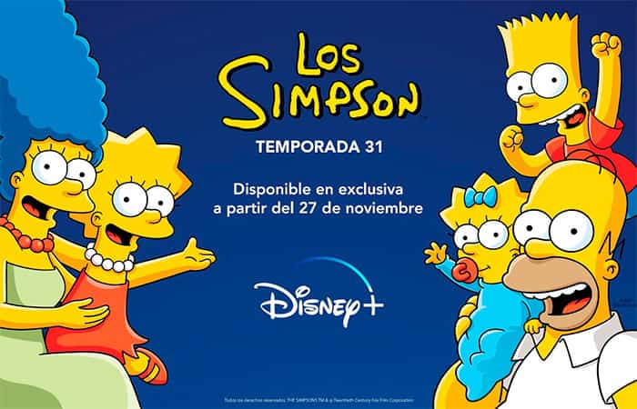 series disne+: Los Simpson. Temporada 31
