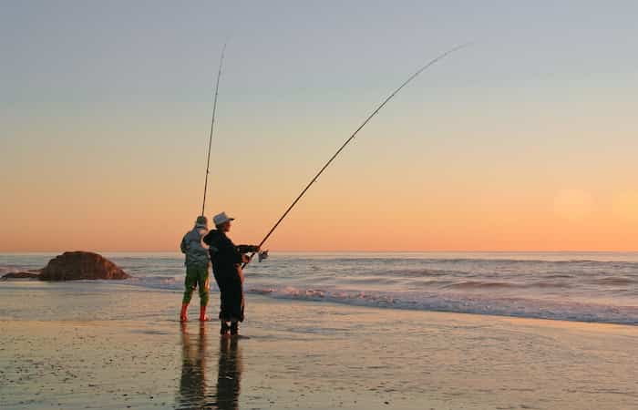 Pesca en las playas de Málaga