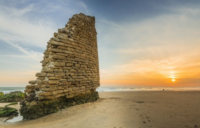 Playa Torre del Loro en Mazagón, Huelva