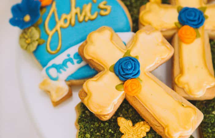 galletas decoradas para fiesta de bautizo