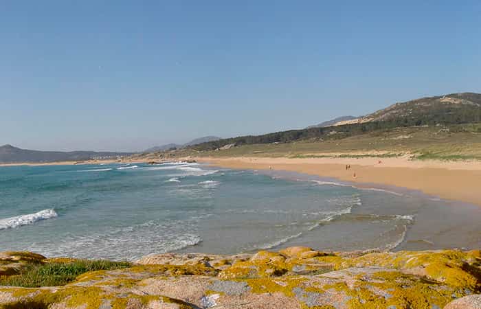 Playa del Vilar en Ribeira, A Coruña