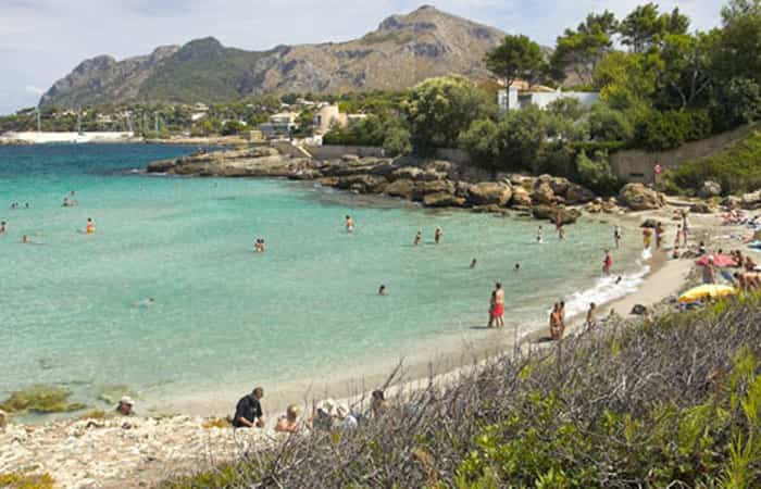 Playa de Sant Pere, en Alcudia, Mallorca