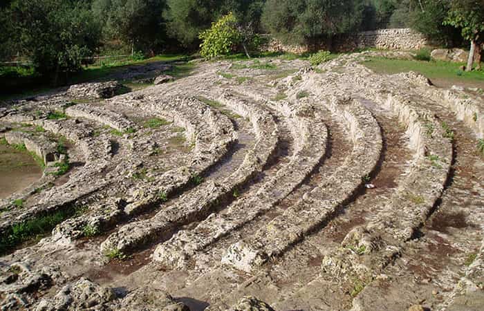 Teatro de la ciudad romana de Pollentia, en Alcúdia