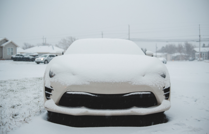 filomena: nieve acumulada en los coches