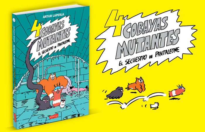 Descubre ‘4 Cobayas mutantes’, la nueva serie de Artur Laperla