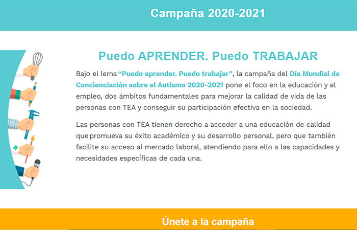 Campaña Día Mundial del Autismo