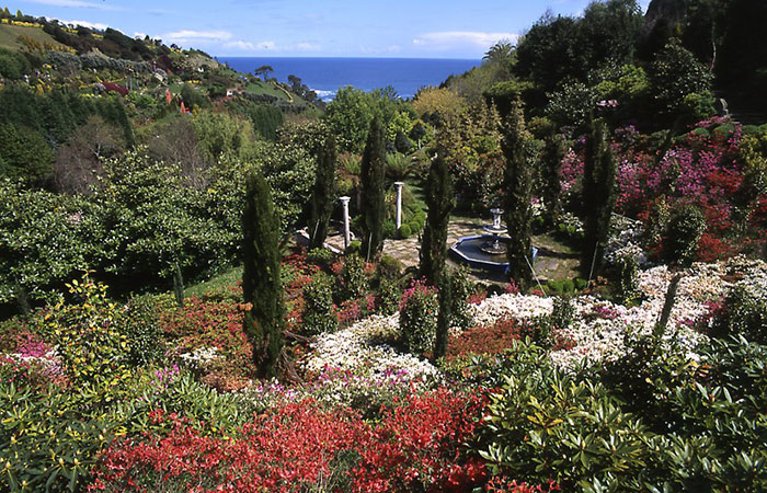 Jardín de la Fonte Baixa, en Luarca, Asturias