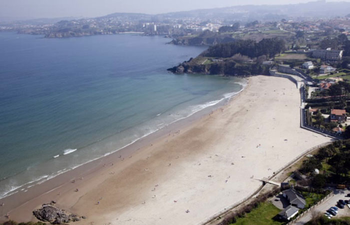 Playa de Bastiagueiro en A Coruña