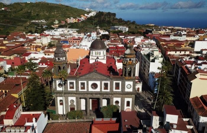 Vista aérea de San Cristóbal de La Laguna, Tenerife. Ciudades y barrios de España Patrimonio de la Humanidad