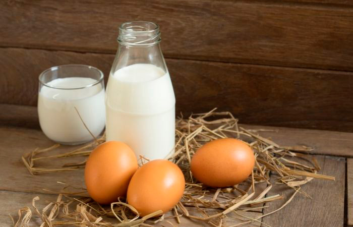 Leche y huevos: dos causantes comunes de alergias a alimentos