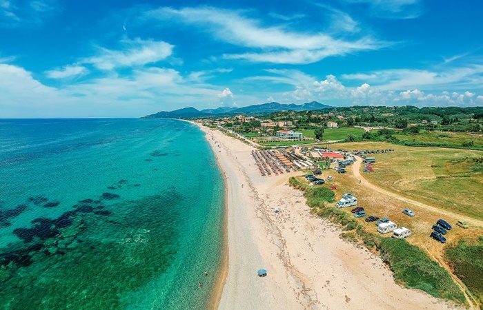 Playa de Monolithi, en Grecia, una de las playas más seguras de Europa