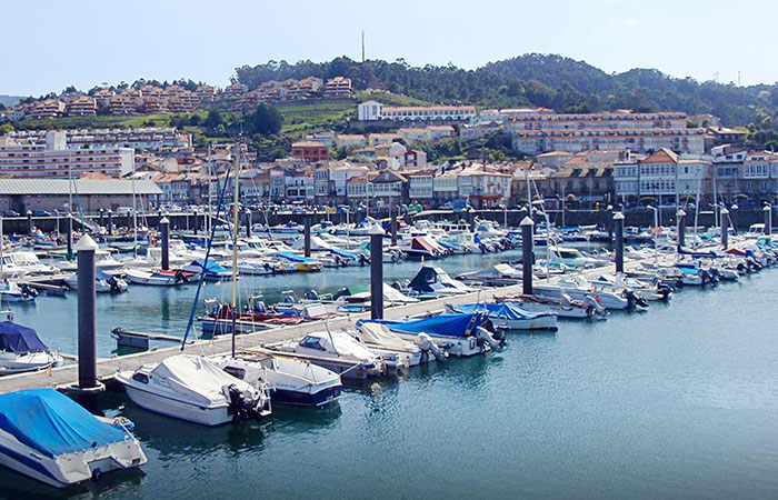 Puerto de Bayona, en Pontevedra, Galicia
