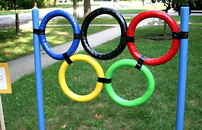 fiesta temática de los Juegos Olímpicos