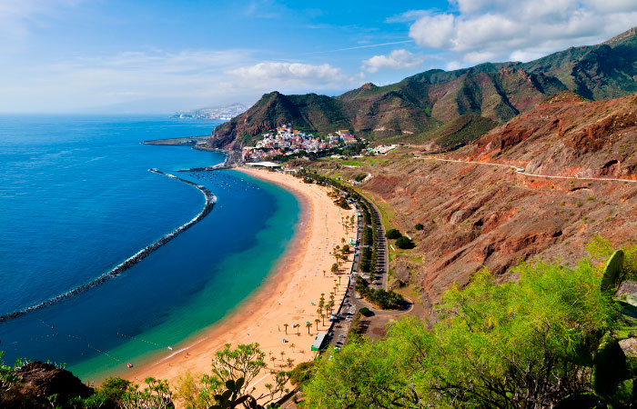 Playa Las Teresitas, Tenerife: destinos españoles más buscados en google