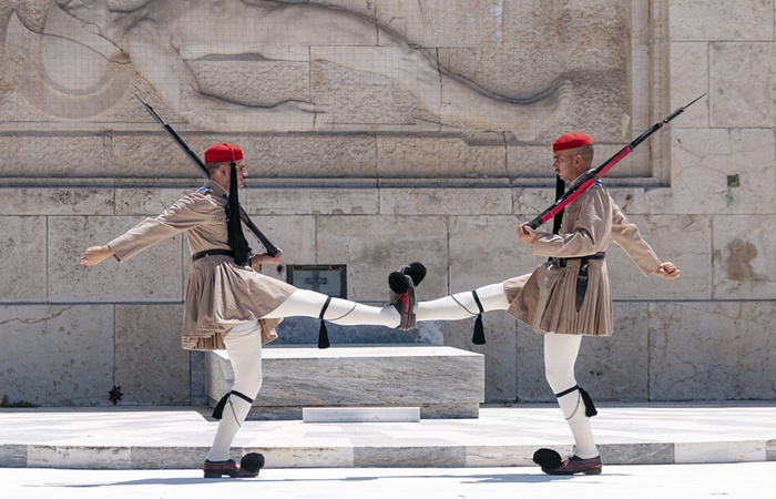 Evzones, cuerpo especial del ejército heleno
