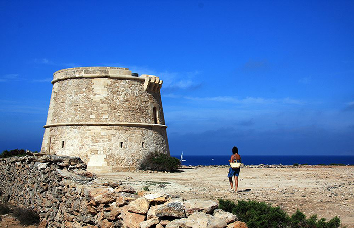 Torre de Punta Gavina, en Formentera