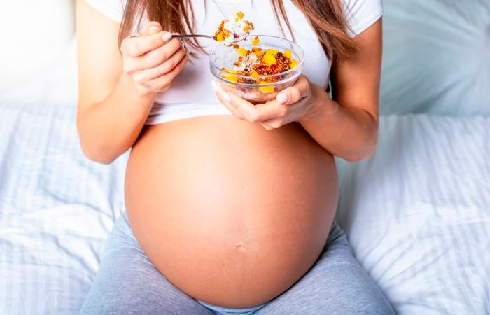 no comer antes de un parto por cesárea