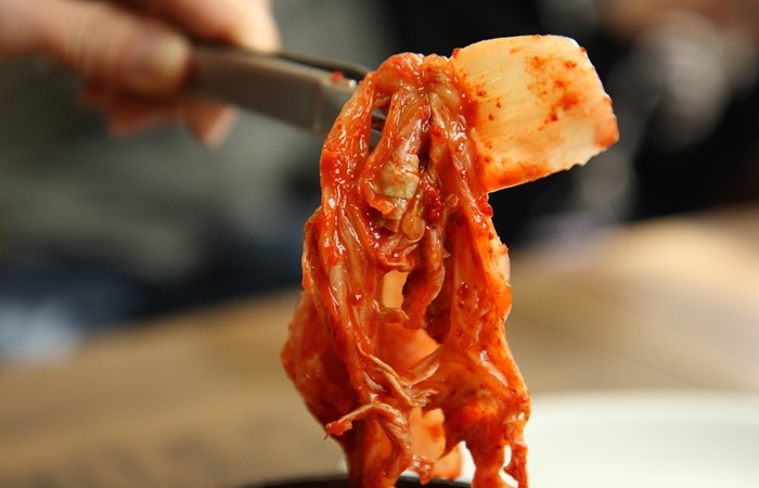 Plato tradicional coreano, kimchi