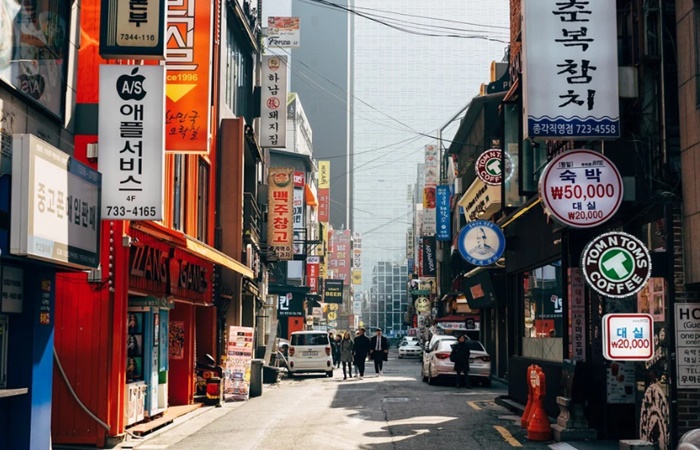 Curiosidades de Corea del Sur: calles de Seúl