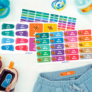 etiquetas personalizadas y material escolar Stikets