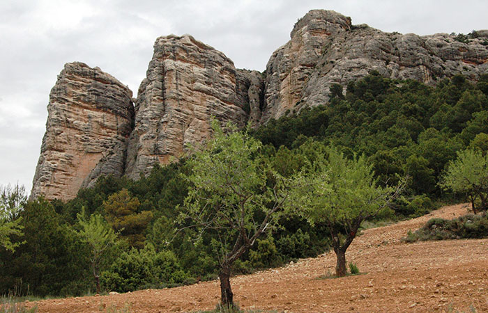 Rocas del Masmut, en la comarca del Matarraña