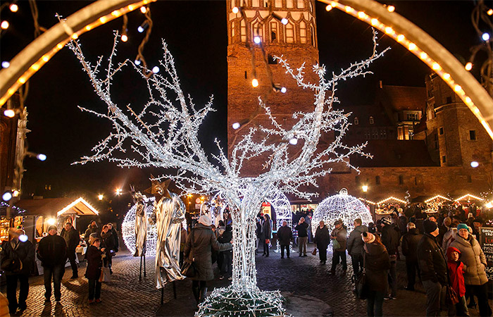 Mercadillo navideño de Poznan, Polonia