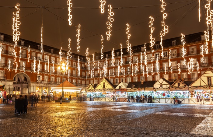 Mercados de Navidad: Plaza Mayor de Madrid