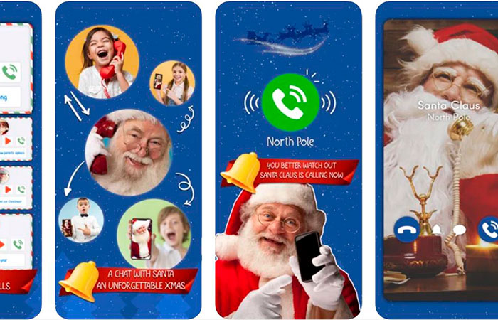 hablar con los Reyes Magos y Papá Noel: llamada interactiva Santa