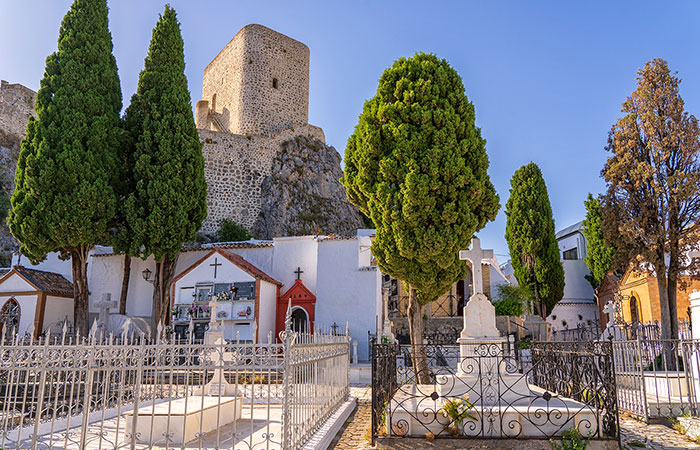 Cementerio parroquial de Olvera, en Cádiz