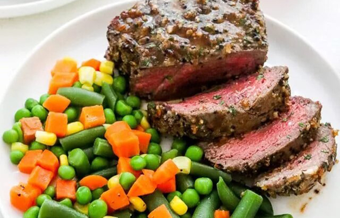 recetas saladas con freidora de aire: Steak