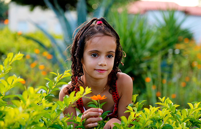 Un jardín para niños