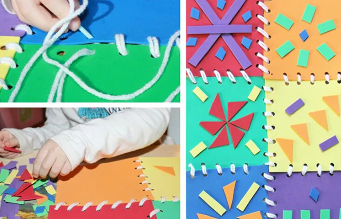 patchwork fácil para niños: con goma EVA