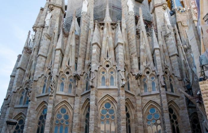 Ciudades Creativas en España: Barcelona, vista parcial de la Sagrada Familia